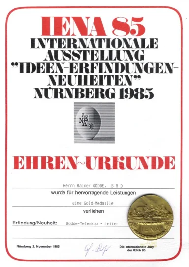 Erfindung eine Treppenleiter