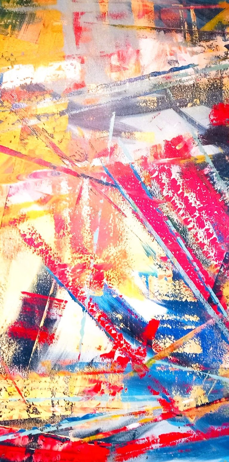 Mikado 150 x 120 auf Leinwand 12.000.-