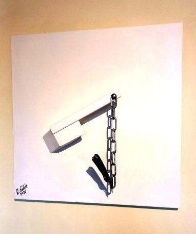 verschobene Verhältnismäßigkeit 8000.- verschobene Verhältnismäßigkeit 58 x 58 cm