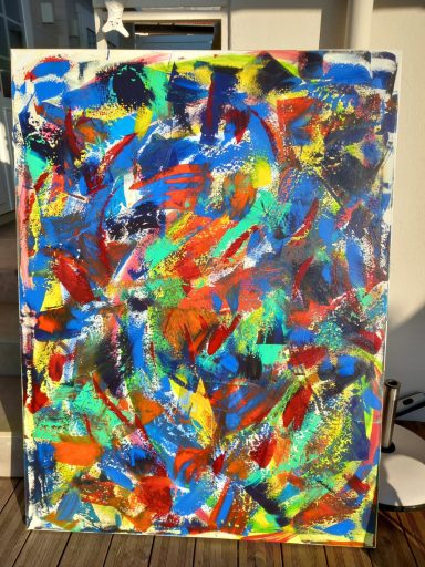 abstraktes Gemälde, Boa 120 x 160 cm abstraktes Gemälde, Boa 120 x 160 cm