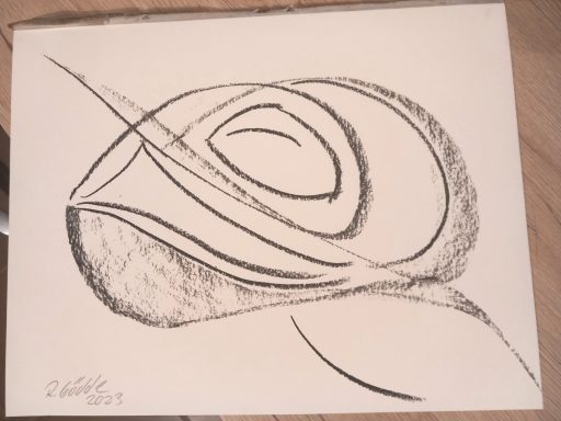 Termite 35 x 27, Kohlezeichnung